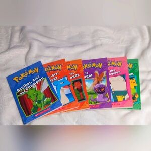 Scholastic Pokémon books 6 lot